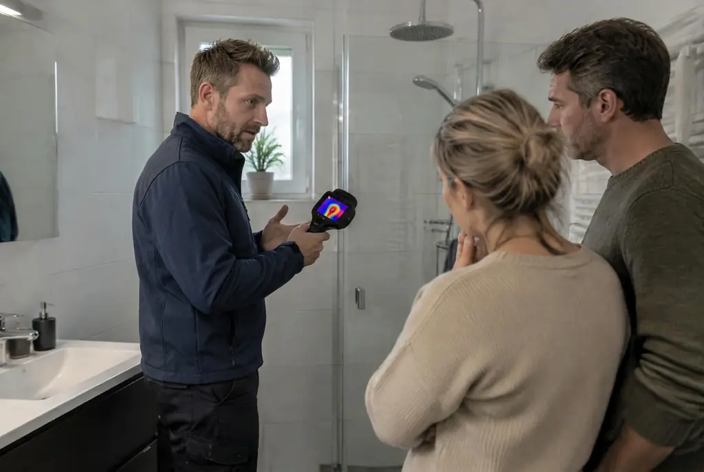 Lekdetectie Elst – specialist legt bevindingen uit aan bewoner